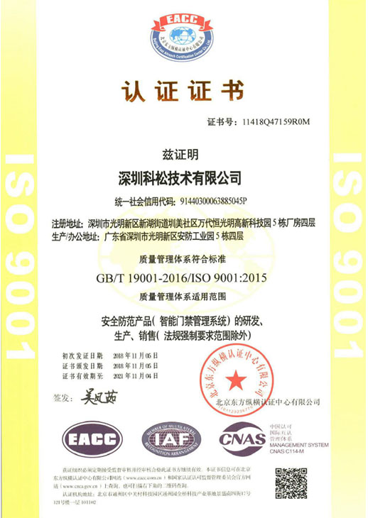 ISO9001質量管理體系20